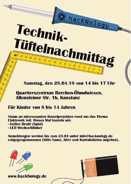 Technik-Tüftel-Nachmittag 2018