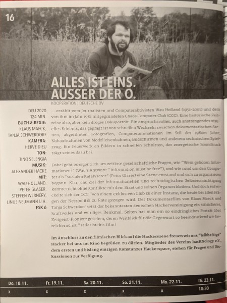 Foto von Programmheft