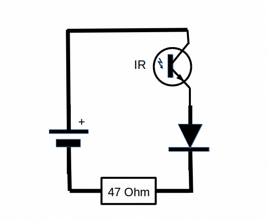 Schaltplan Testaufbau